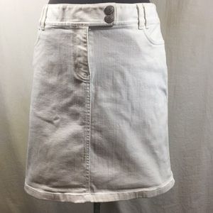 Ann Taylor White Skirt Size 10P